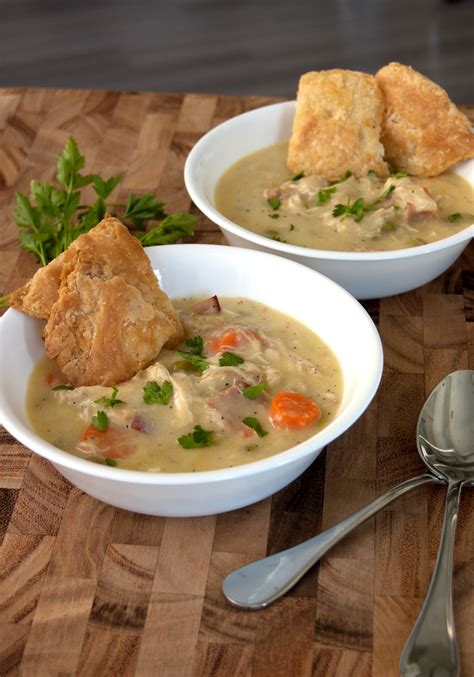chicken pot pie soup recipe popsugar food