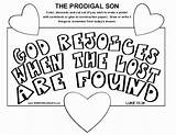 Prodigal Luke Lessons Parable Preschool Prodical Getdrawings Parables sketch template