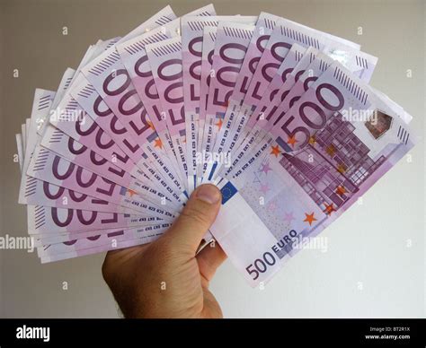 euro banknotes notes bills stock photo alamy