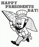 Coloring Pages President Presidents Print Popular sketch template