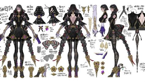 Bayonetta And Viola S Creation From Concept To 3d Model