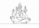 Shiva Iweky sketch template
