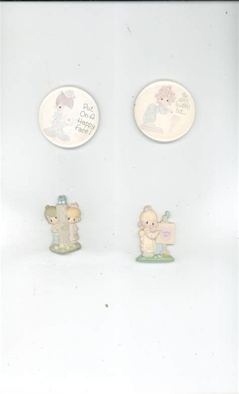 lot of 4 assorted precious moments magnets