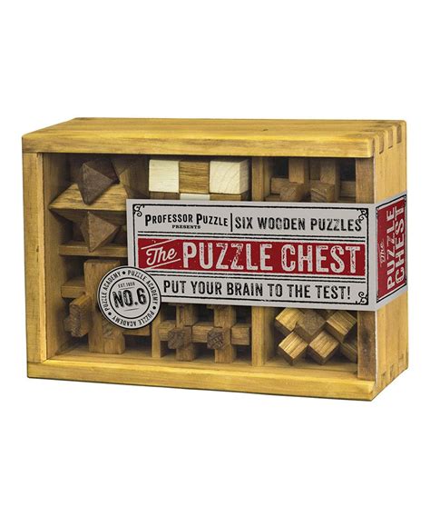 puzzle chest     wood