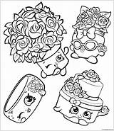 Coloring Pages Shopkins Wedding Party Color Shopkin Printable Dolls Toys Colouring Getdrawings Getcolorings Print Sheets sketch template