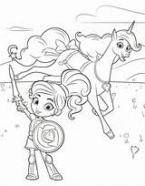 Nella Knight Princess Prinses Ridder Kids Coloring Pages Drawing Fun Votes Getdrawings sketch template