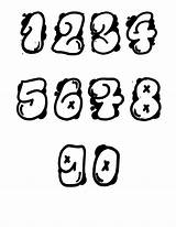 Graffiti Numbers Coloring Pages Alphabet Styles Printable Bubble Font Z31 Number Cool Style Letters Kids Lettering Visit Popular sketch template