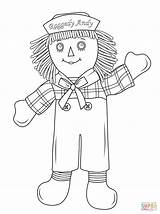 Raggedy Andy Coloring Doll Rag Pages Drawing Patch Dolls Cabbage Printable Ann Getdrawings Popular Categories sketch template