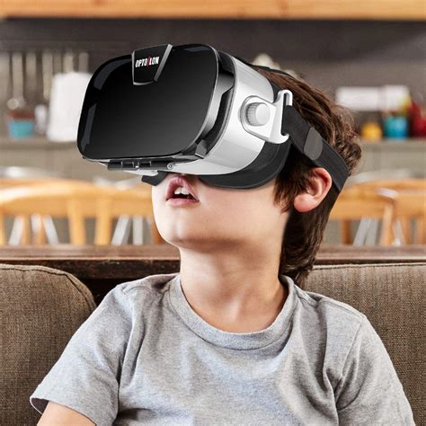 Virtual Reality Headset Optoslon 3d Vr Glasses For Mobile Games And