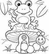 Toad Bubakids Sapo Sapinho Toads Catterpillar Coloringbay Preschool Frogs sketch template