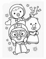 Pororo Coloring Pages Little Printable Penguin Getcolorings Color sketch template