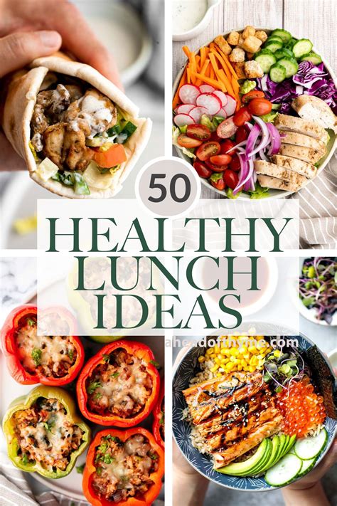 healthy lunch ideas   thyme