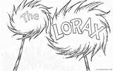 Coloring Truffula Trees Coloring4free Lorax Pages Related Posts sketch template