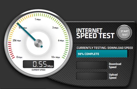 websites  internet connection speed test