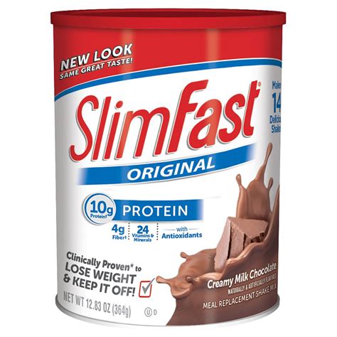 Slimfast Protein Shake Mix Creamy Milk Chocolate Walgreens