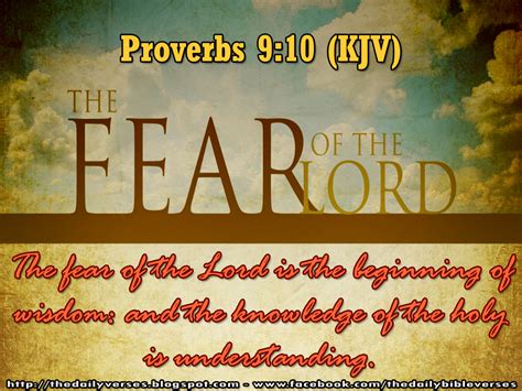 Daily Bible Verses Proverbs 9 10