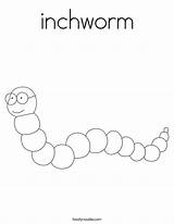 Coloring Inchworm Worksheet Worm Books Bookworms Book Print Built California Usa Twistynoodle Loving Favorites Login Add Noodle sketch template