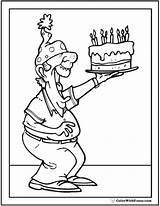 Birthday Papa Coloring Pages Happy Printable Color Pdf Grandma Hat Sheets Getcolorings Sheet Colorwithfuzzy sketch template