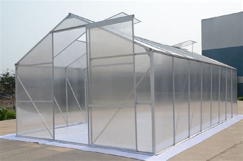 aluminum frame polycarbonate sheet home garden greenhouse
