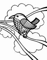 Robin Bestcoloringpagesforkids Printable Wires Birds Robins sketch template