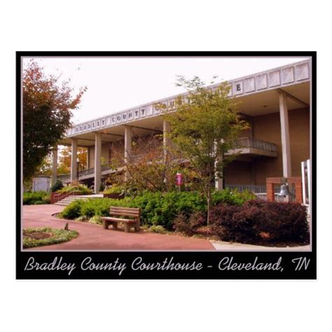 bradley county courthouse cleveland tn postcard zazzle