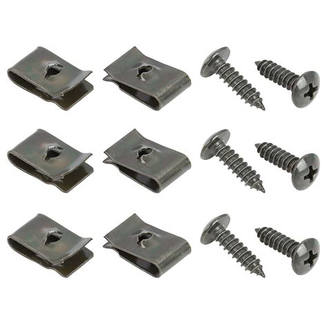 unique bargains set xmm  clip screw assortment car clips fasteners screws  securing