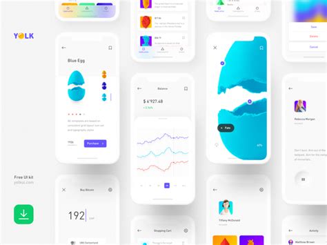 mobile app ui design templates   reverasite