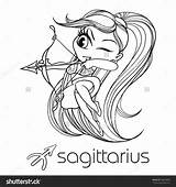 Sagittarius Astrology Designlooter Astrological sketch template
