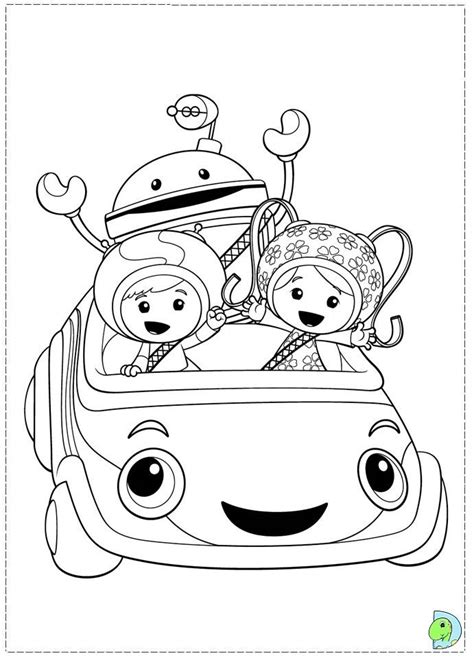 coloring pages team umizoomi