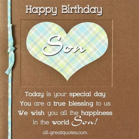 pin  linda   birthday cards  son birthday wishes