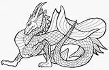 Coloring Pages Dragon Animal Gianfreda Legendary Related sketch template