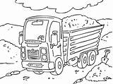 Carga Camiones Camion Paracolorear Coloringpages4u Quarry sketch template