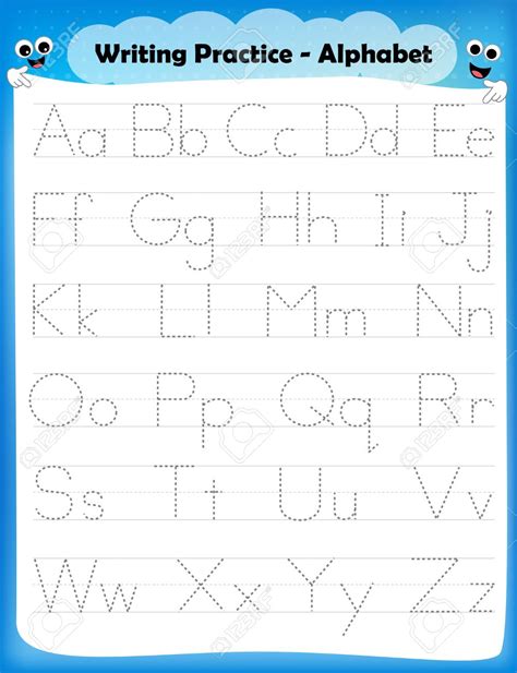 printable trace letters