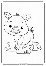 Pig Coloringoo Homecolor sketch template