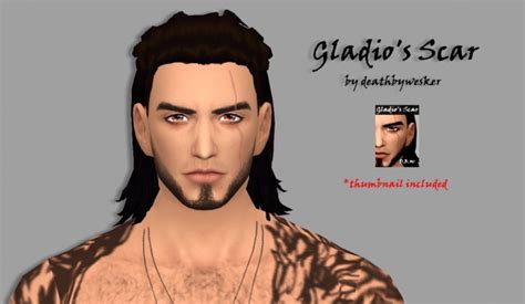 gladios scar  deathbywesker  simsworkshop sims  updates