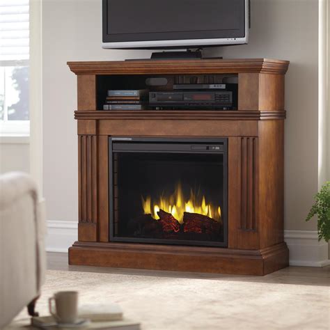 pleasant hearth dorsett   freestanding electric fireplace tv stand