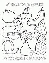 Coloring Pages Food Nutrition Fruits Healthy Library Clipart Printable Drawing Kids Eating sketch template