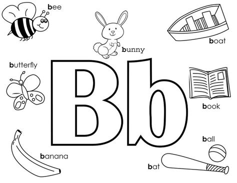 fun letter  coloring pages  preschoolers coloring pages