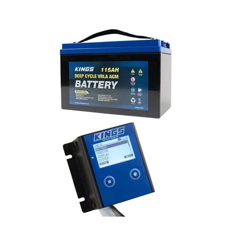 adventure kings agm deep cycle battery ah  battery monitor wd supacentre