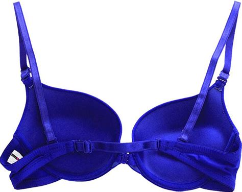 buy in beauty cotton push up bra blue online at best prices in india