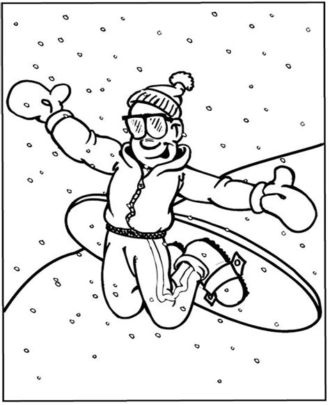 easy  print snow coloring pages tulamama