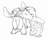 Stitch Lilo Ohana Drawing Coloring Pages Getdrawings sketch template