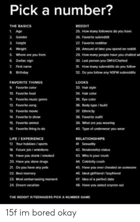 pick a number the basics reddit 25 how many followers do you have 1