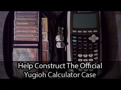 constructing  official yugioh calculator case youtube