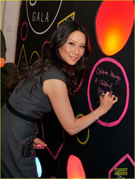Full Sized Photo Of Lucy Liu Shows Support For Bam Education 10 Photo