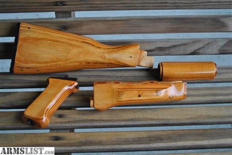 armslist  sale genuine ak    kalashnikov wood furniture sets