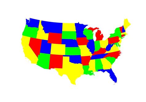 colored map   united states world map gray