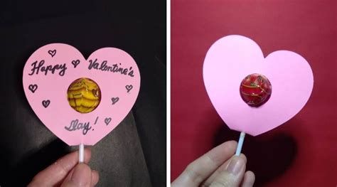 printable cut file valentines day heart lollipop holder visual arts