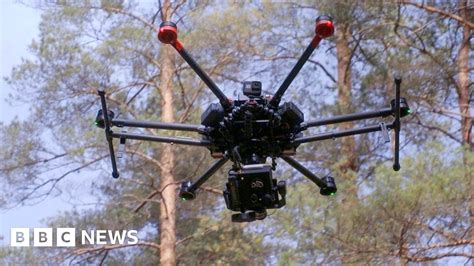 thermal rescue drone  finds woodland wanderers
