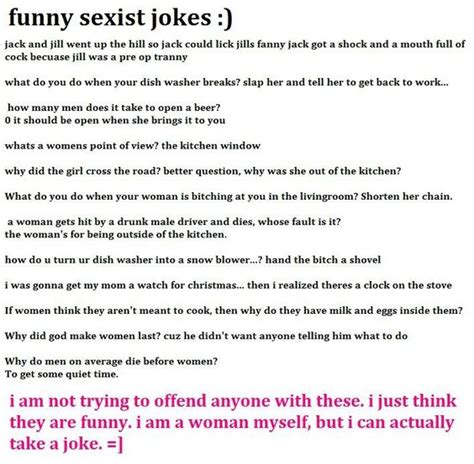 hilarious sexist jokes best adult cam